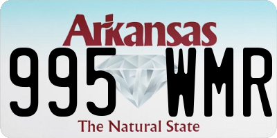 AR license plate 995WMR