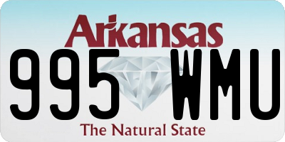 AR license plate 995WMU