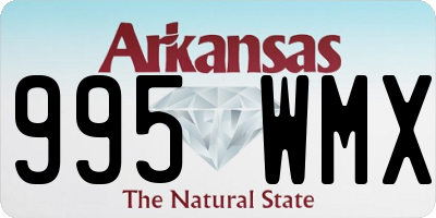 AR license plate 995WMX