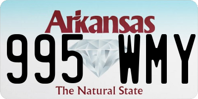 AR license plate 995WMY