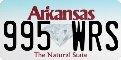 AR license plate 995WRS