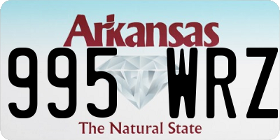 AR license plate 995WRZ