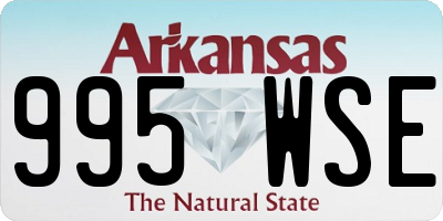 AR license plate 995WSE