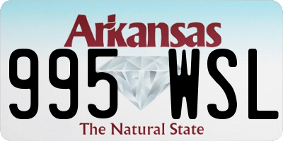 AR license plate 995WSL