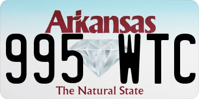 AR license plate 995WTC