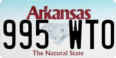 AR license plate 995WTO