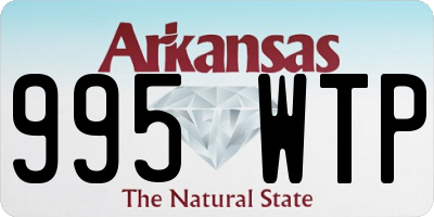 AR license plate 995WTP