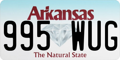 AR license plate 995WUG