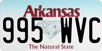 AR license plate 995WVC