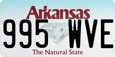 AR license plate 995WVE