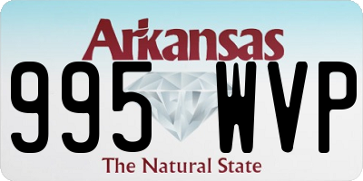 AR license plate 995WVP