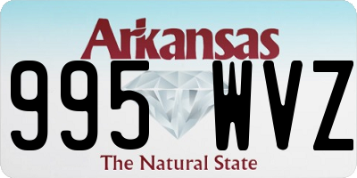 AR license plate 995WVZ