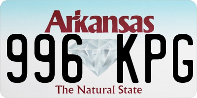 AR license plate 996KPG