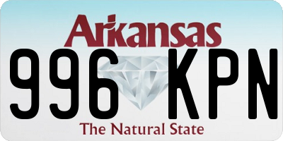 AR license plate 996KPN