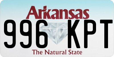 AR license plate 996KPT