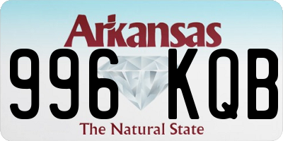 AR license plate 996KQB