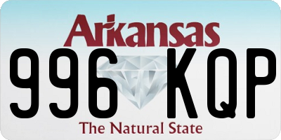 AR license plate 996KQP