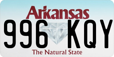 AR license plate 996KQY