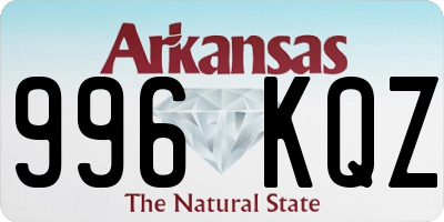 AR license plate 996KQZ