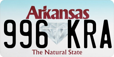 AR license plate 996KRA