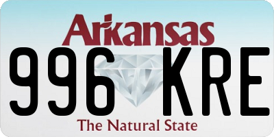 AR license plate 996KRE