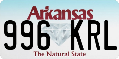 AR license plate 996KRL