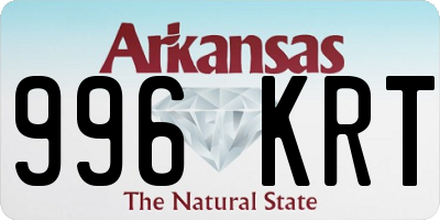 AR license plate 996KRT