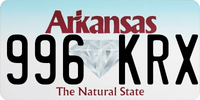AR license plate 996KRX
