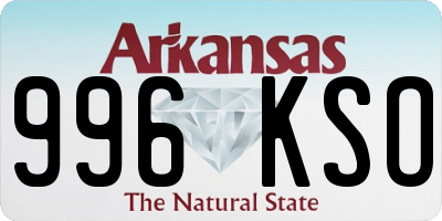 AR license plate 996KSO