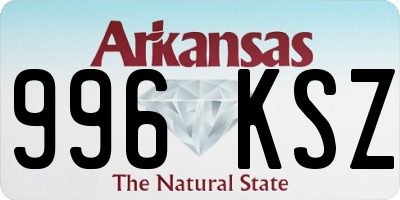 AR license plate 996KSZ