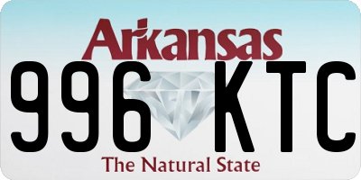 AR license plate 996KTC