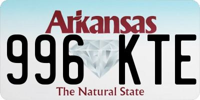 AR license plate 996KTE