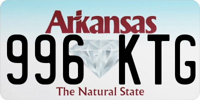 AR license plate 996KTG
