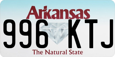 AR license plate 996KTJ
