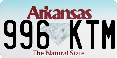 AR license plate 996KTM