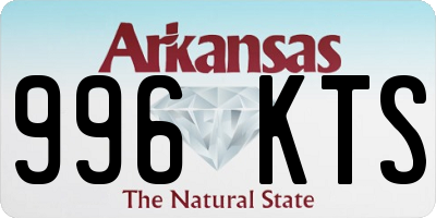AR license plate 996KTS