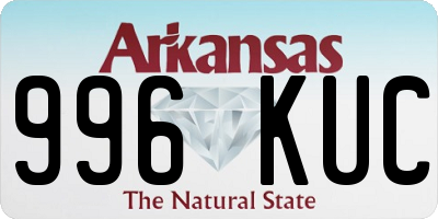 AR license plate 996KUC
