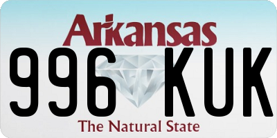 AR license plate 996KUK