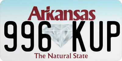 AR license plate 996KUP
