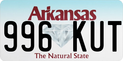 AR license plate 996KUT