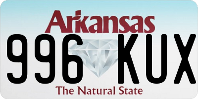 AR license plate 996KUX