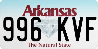 AR license plate 996KVF