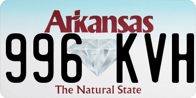 AR license plate 996KVH