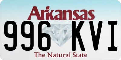 AR license plate 996KVI