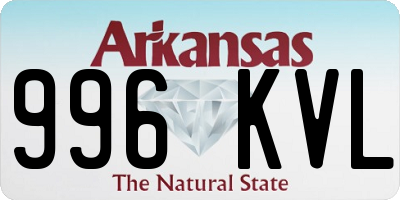 AR license plate 996KVL