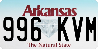 AR license plate 996KVM