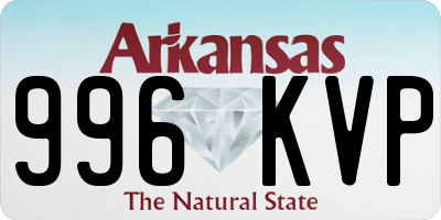 AR license plate 996KVP