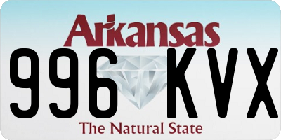 AR license plate 996KVX