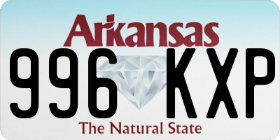 AR license plate 996KXP
