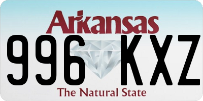 AR license plate 996KXZ